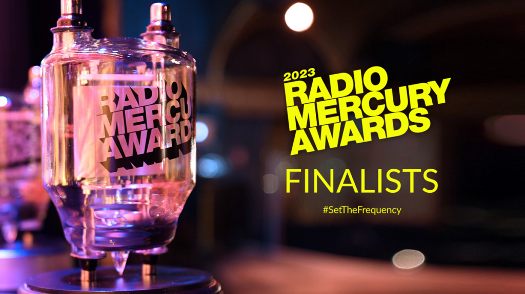 2023 Radio Mercury Awards banner